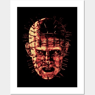 Hellraiser Pinhead Retro Horror Posters and Art